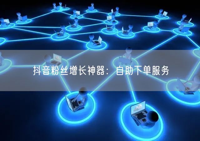 抖音粉丝增长神器：自助下单服务