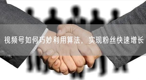 视频号如何巧妙利用算法，实现粉丝快速增长